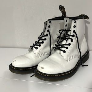 Leather white Dr.Martens